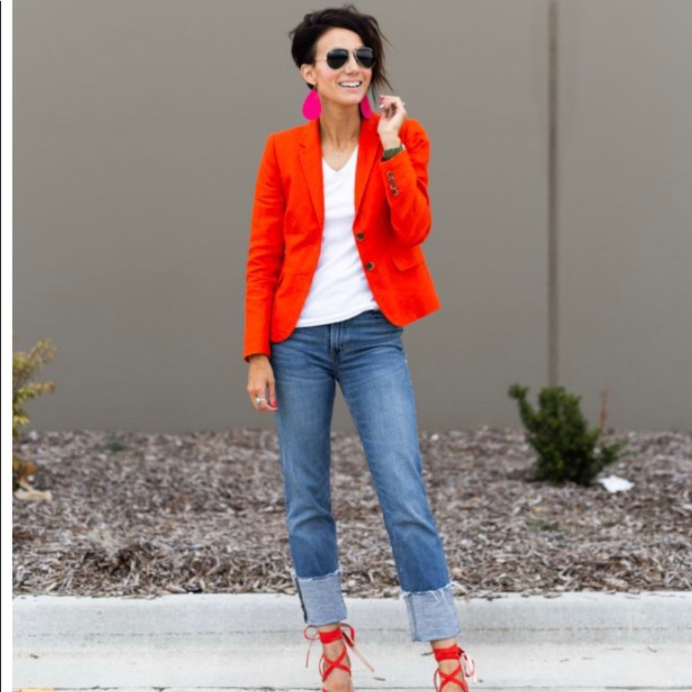 J. crew Rhodes linen blazer